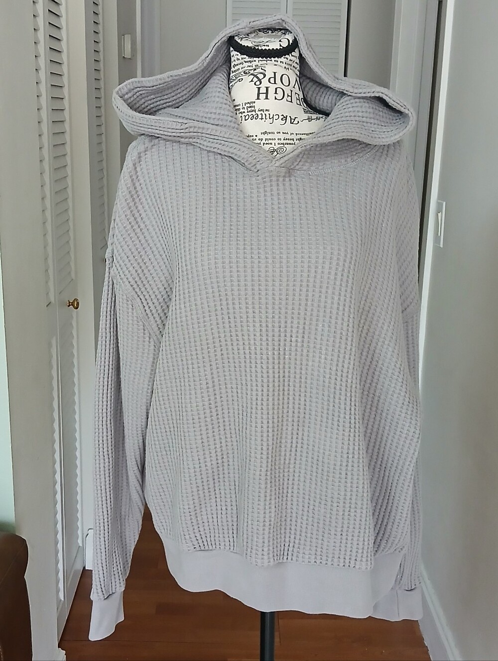 Mate The Label Organic Waffle Relaxed Hoodie - Picture 2 of 8
